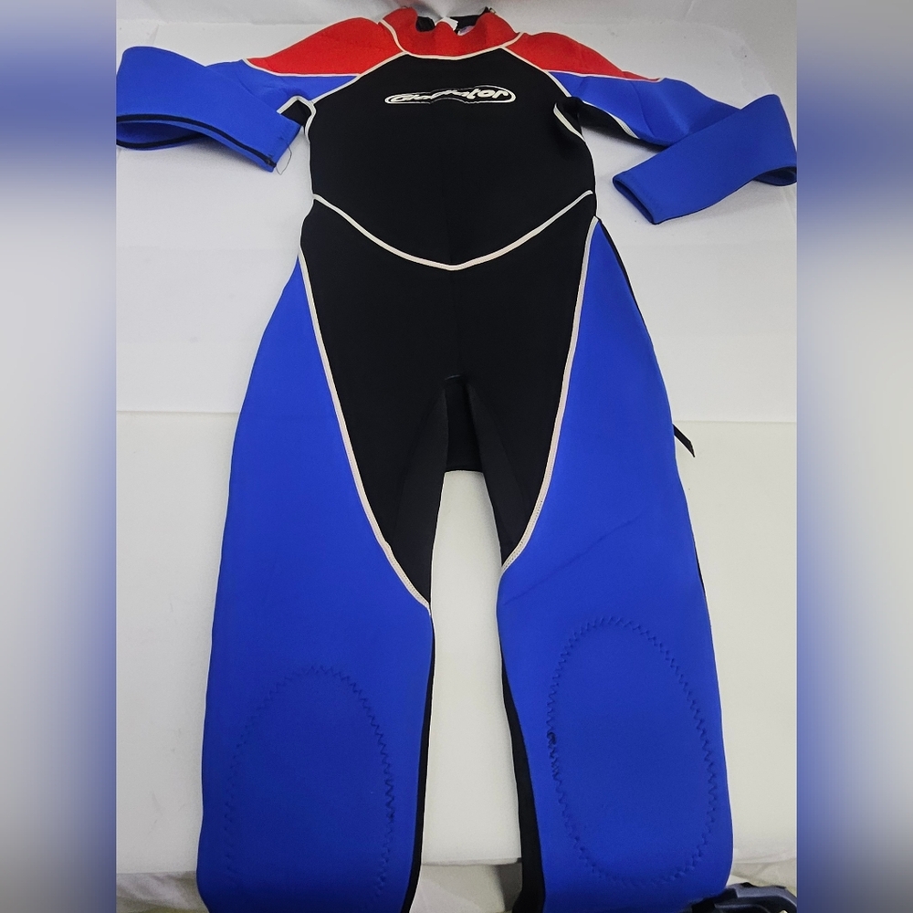 Gladiator Scuba‎ Diving Wet Suit Size 12 Brack Pull Zipper Black Surf Snorkeling